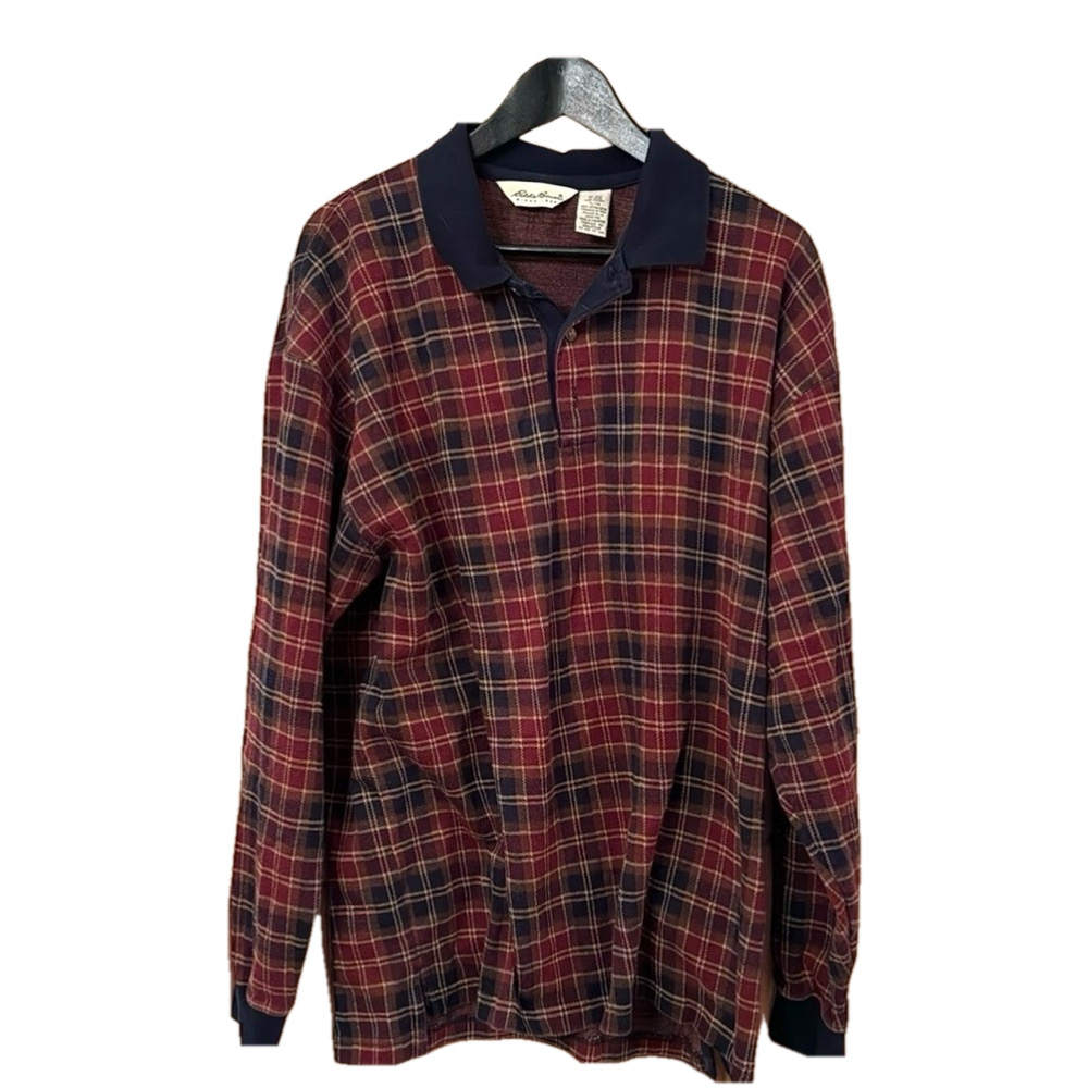 Eddie Bauer thermal shirt‎ long sleeve plaid